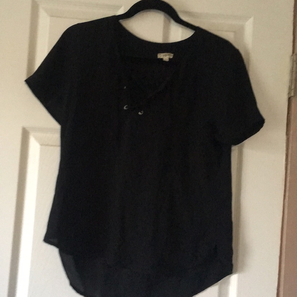 Lace front top